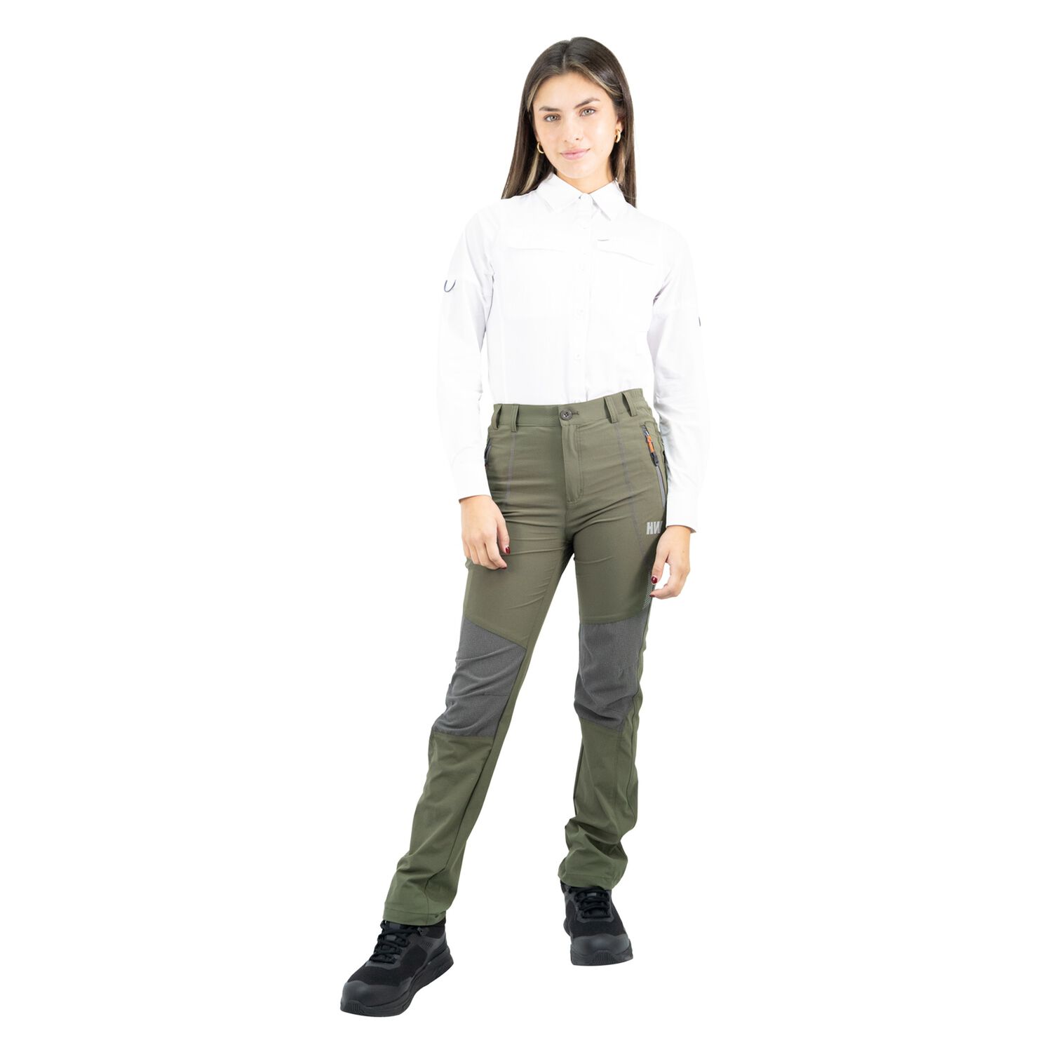 Pantal&oacute;n Hw Nahuel Mujer Verde Oliva image number 4.0